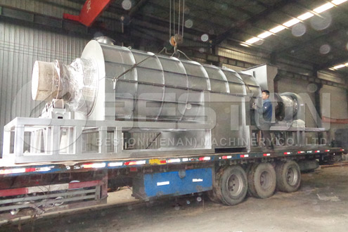 Shipment of Beston Palm Kernel Shell Charcoal Machine