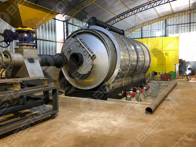 Continuous Tyre Pyrolysis Plant